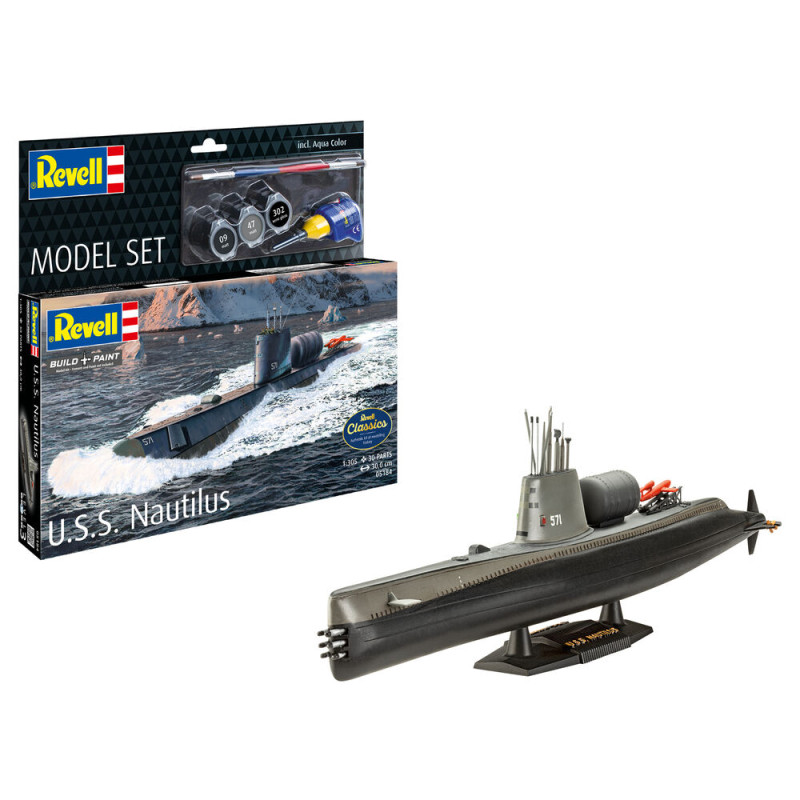 Sous-marin USS Nautilus Set complet - 1/305 - REVELL 65184