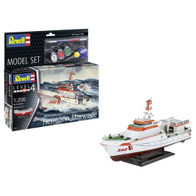 Bateau de secours Hermann Marwede Set complet - 1/200 - REVELL 65812