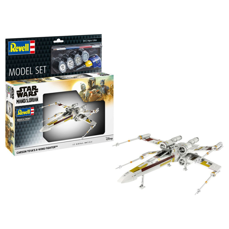 Star Wars X-Wing de Carson Teva : The Mandalorian Set complet - 1/57 - REVELL 66790