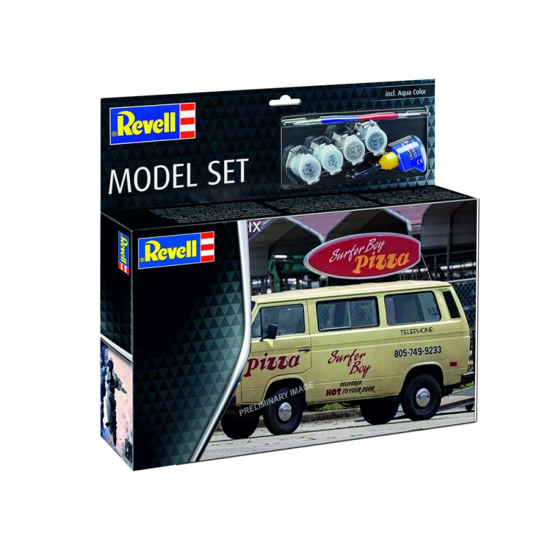 Stranger Things VW T3 Bus Surfer Boy Set complet - 1/25 - REVELL 67725