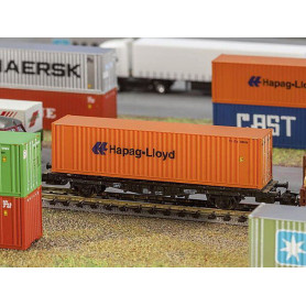 Container 40' Hapag-Lioyd échelle N 1/160 - FALLER 272842