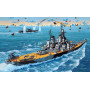 Cuirassé USS New Jersey Set complet - 1/1200 - REVELL 75183