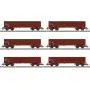 Set de 6 wagons marchandises Eas ép. IV-V - HO 1/87 - Märklin 46919