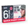 Set 6x couleurs peau et tons chairs - AK INTERACTIVE AK17526