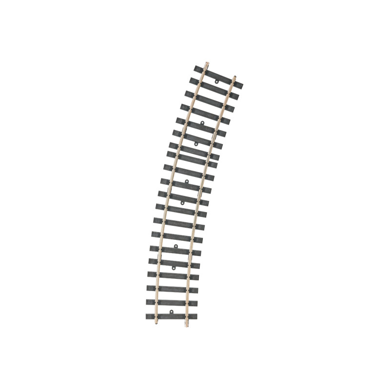 Rail courbe rayon 1020mm 22,5 degrés - échelle I 1/32 - MARKLIN 59035