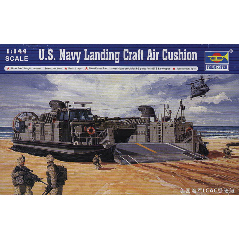 Embarcation de débarquement à coussin d'air de l'USMC - 1/144 - TRUMPETER 00107