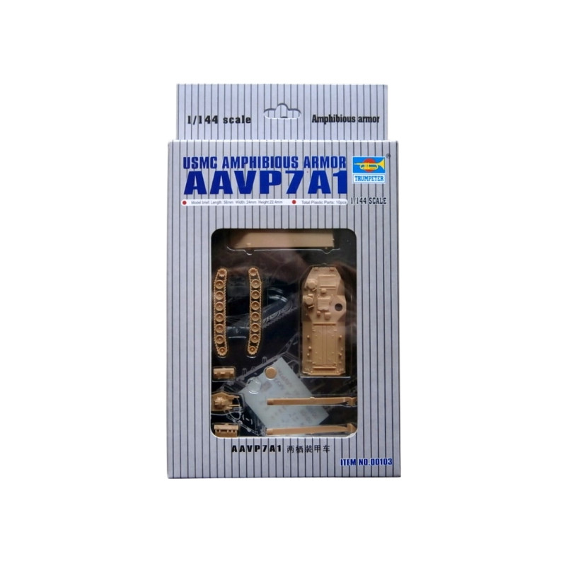 Véhicule amphibie AAVP7A1 - 1/144 - TRUMPETER 00103