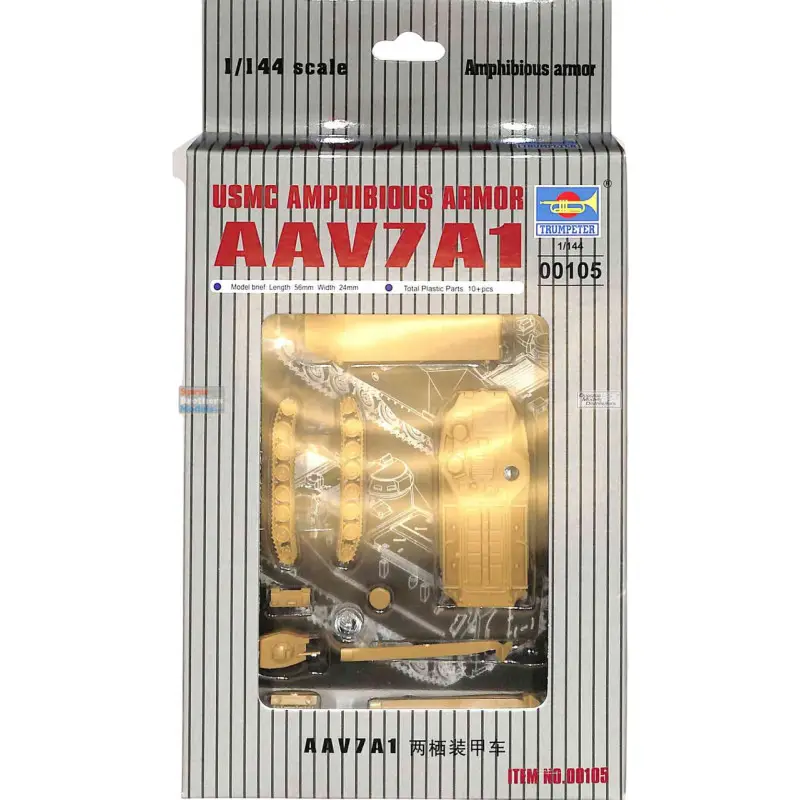 Véhicule amphibie AAV7A1 - 1/144 - TRUMPETER 00105
