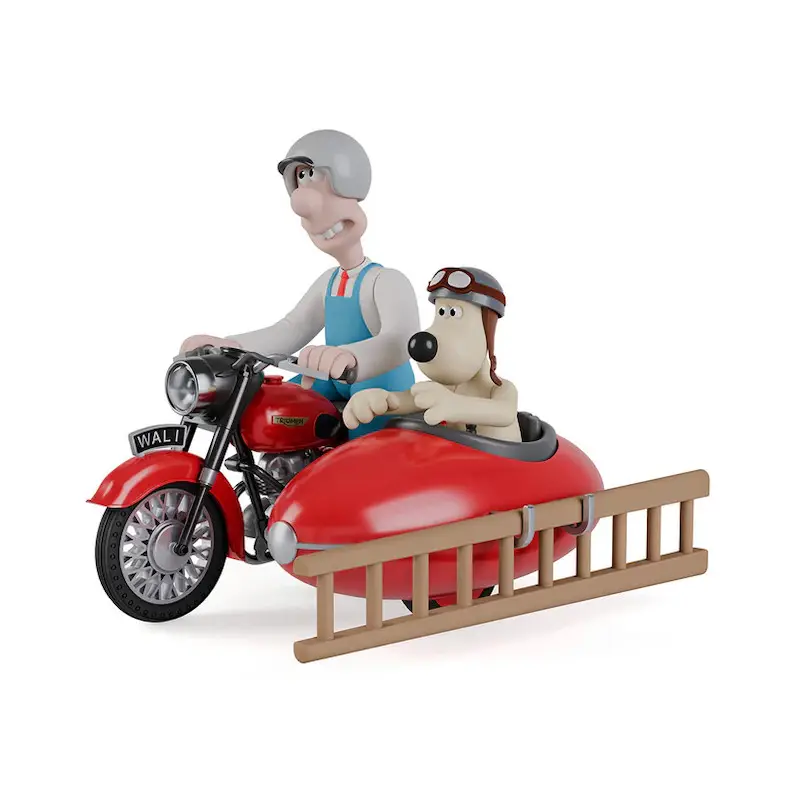 Wallace et Gromit : Moto et Side-car, Rasé de près - CORGI CC80701