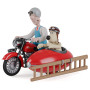 Wallace et Gromit : Moto et Side-car, Rasé de près - CORGI CC80701