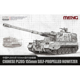 Obusier automoteur chinois PLZ05 de 155 mm - 1/72 - MENG 72-014