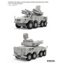 Système d'arme intégré de canon et de missiles antiaériens chinois Type 625E - 1/72 - MENG 72-017