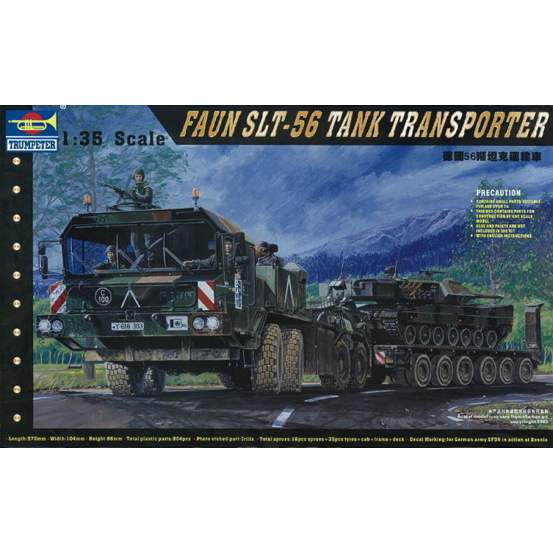 FAUN Elefant SLT-56 Panzertransporter - 1/35 - TRUMPETER 00203
