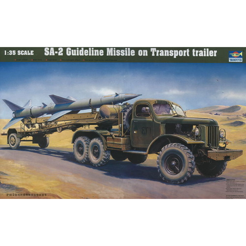 Transporteur de missiles guidés SA-2 chinois - 1/35 - TRUMPETER 00204
