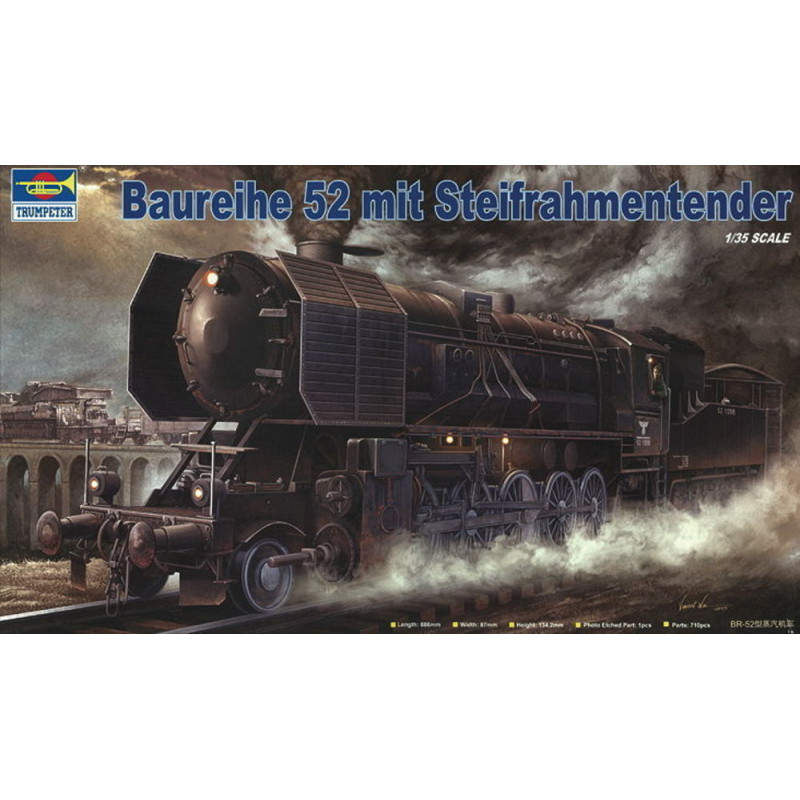 Locomotive de guerre de classe 52 (BR-52) - 1/35 - TRUMPETER 00210