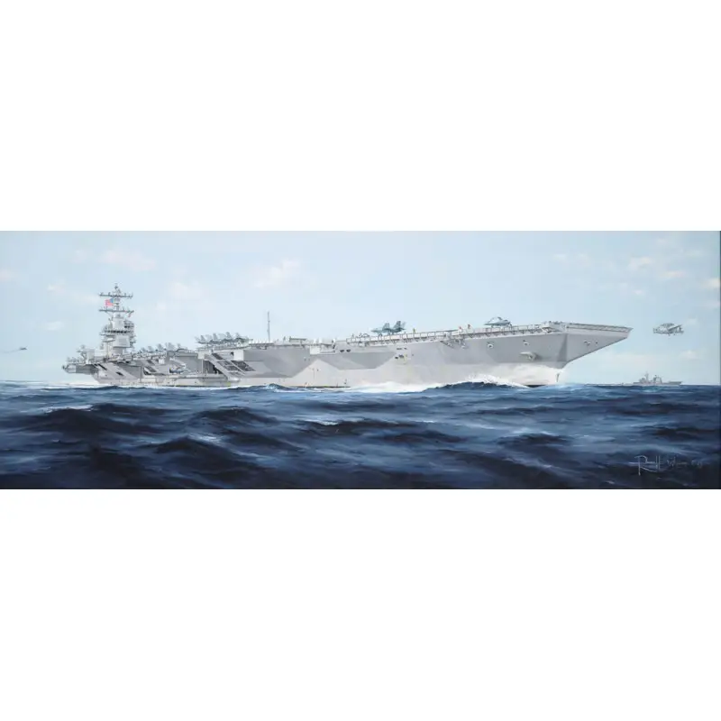 Porte-avions USS Gerald R.Ford CVN-78 - 1/350 - TRUMPETER 05638
