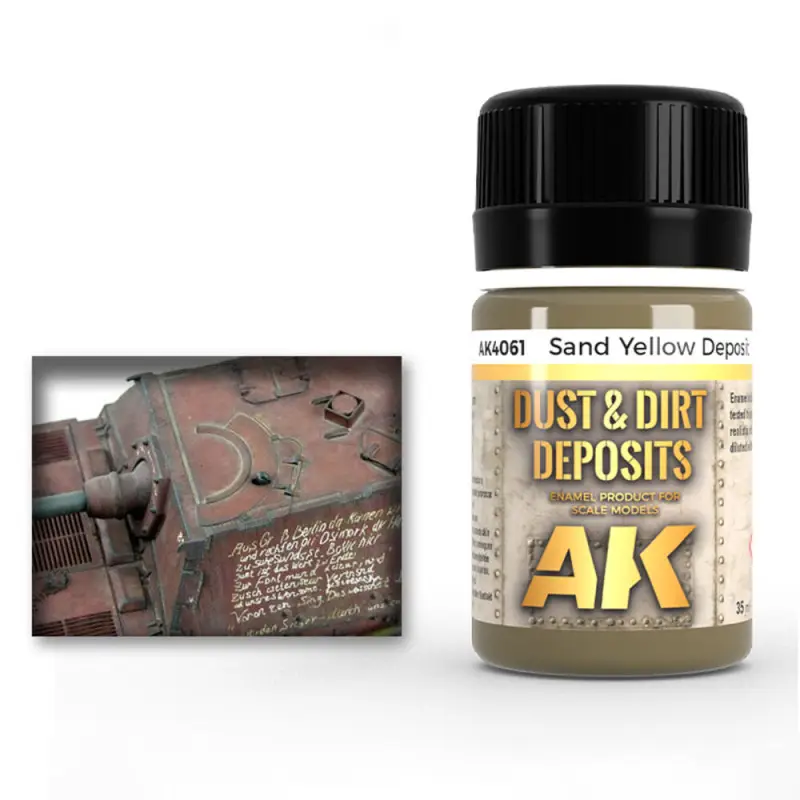 Effet dépôt sable jaune 35ml - AK INTERACTIVE AK4061