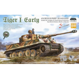 Tiger I Early Sd.Kfz.181 Bataille de Koursk - 1/72 - BORDER MODEL TK7203