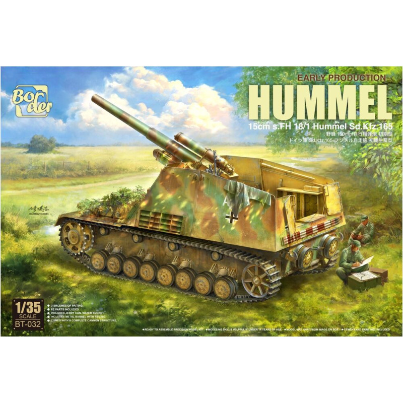 Hummel Sd.Kfz.165 15 cm s.FH 18/1 Première production - 1/35 - BORDER MODEL BT-032
