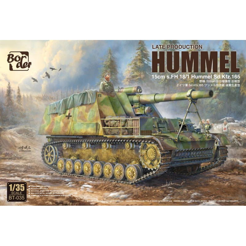Hummel Sd.Kfz.165 15 cm s.FH 18/1 Production Tardive - 1/35 - BORDER MODEL BT-035