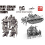 Troupes blindées allemandes WWII (5 figurines en résine) - 1/35 - BORDER MODEL BR-005