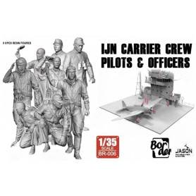 Équipage, pilotes et officiers des porte-avions de la Marine impériale japonaise - 1/35 - BORDER MODEL BR-006