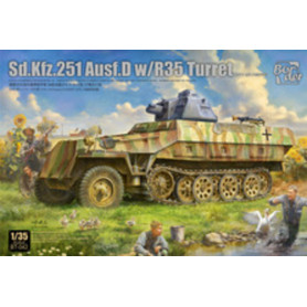 Sd.Kfz.251 Ausf.D avec tourelle R35 - 1/35 - BORDER MODEL BT-042