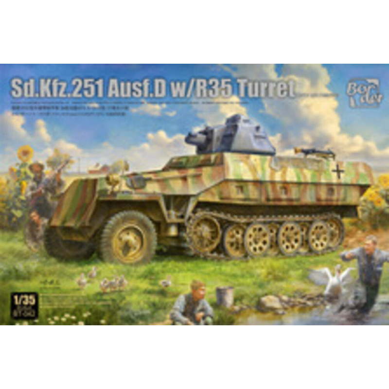 Sd.Kfz.251 Ausf.D avec tourelle R35 - 1/35 - BORDER MODEL BT-042