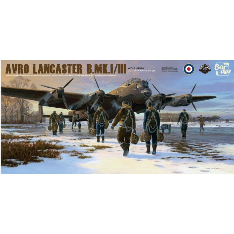 Avro Lancaster B Mk.I/III avec intérieur complet - 1/32 - BORDER MODEL BF-010