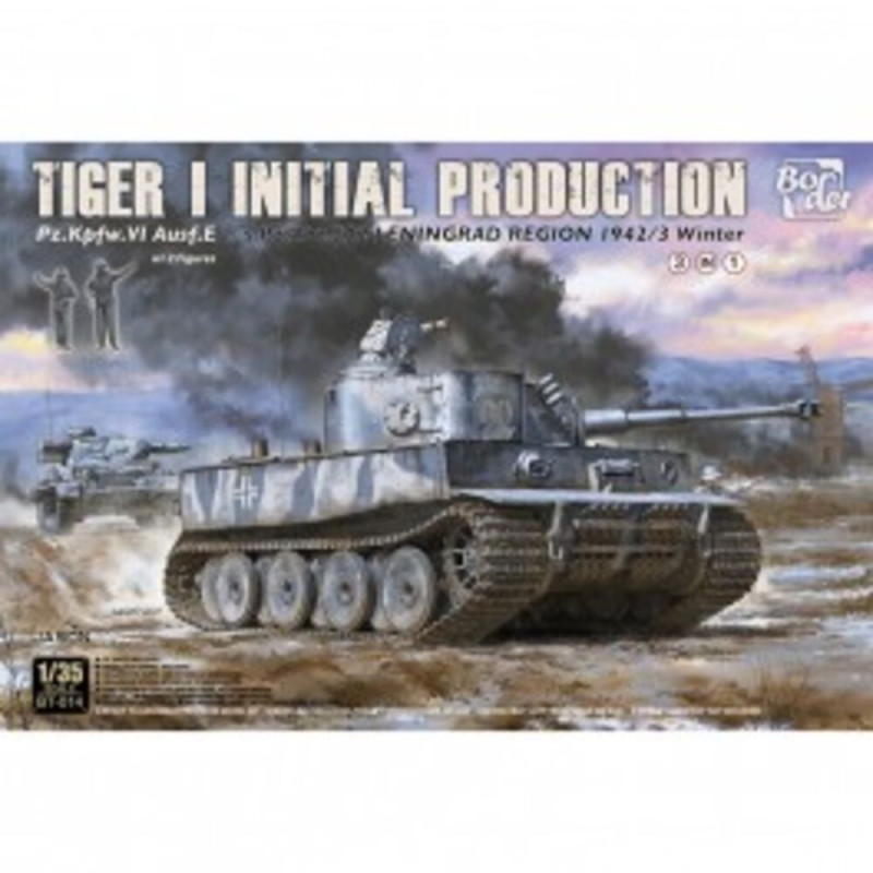 Tigre I Production Initiale Pz.Kpfw. VIAusf. E - 1/35 - BORDER MODEL BT-014
