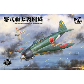 Chasseur A6M2 Zero avec intérieur du moteur et armement - 1/35 - BORDER MODEL BF-006