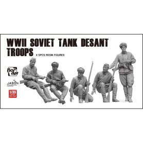 Troupes de chars soviétiques WWII - 1/35 - BORDER MODEL BR-004