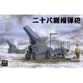 Obusier IJA de 280 cm, guerre russo-japonaise de 1905 - 1/35 - BORDER MODEL BT-030