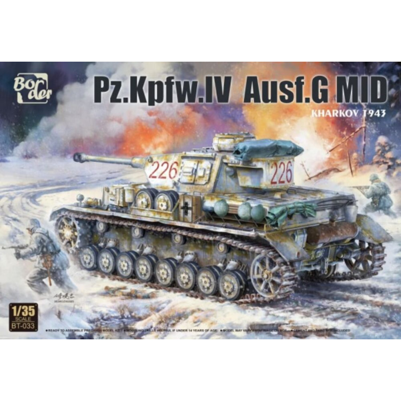 Pz.Kpfw.IV Ausf. G MID Kharkov 1943 - 1/35 - BORDER MODEL BT-033
