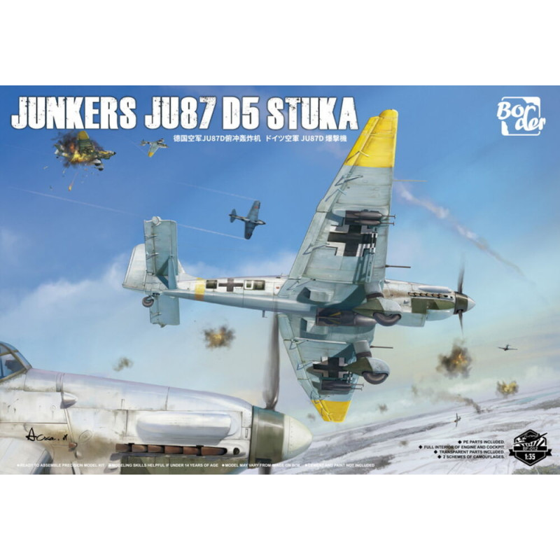 Junkers Ju87 D5 Stuka - 1/35 - BORDER MODEL BF-012