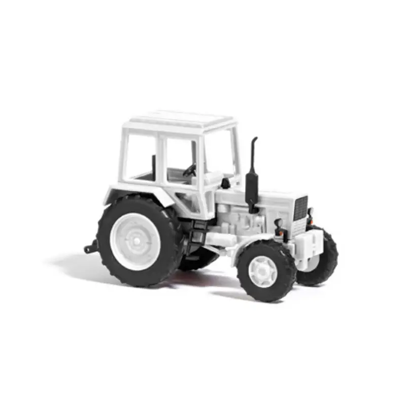 Tracteur Belarus MTS-82, blanc en kit - HO 1/87 - BUSCH 60262