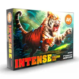 Set de 6x peintures 3GEN couleurs intenses - AK INTERACTIVE AK11612