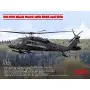 Hélicoptère UH-60A Black Hawk avec ESSS et skis - 1/48 - ICM 48368