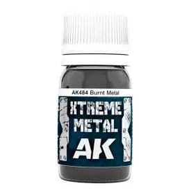 XTreme Metal Burnt Metal 30 ml - AK INTERACTIVE AK484