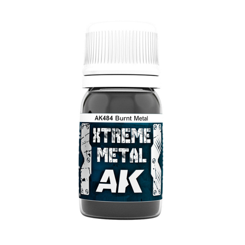 XTreme Metal Burnt Metal 30 ml - AK INTERACTIVE AK484