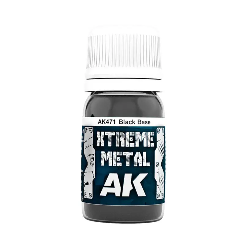 XTreme Metal base noire 30 ml - AK INTERACTIVE AK471