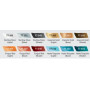 True Metallic Metal : Coffret de démarrage (12 couleurs) - VALLEJO 77272