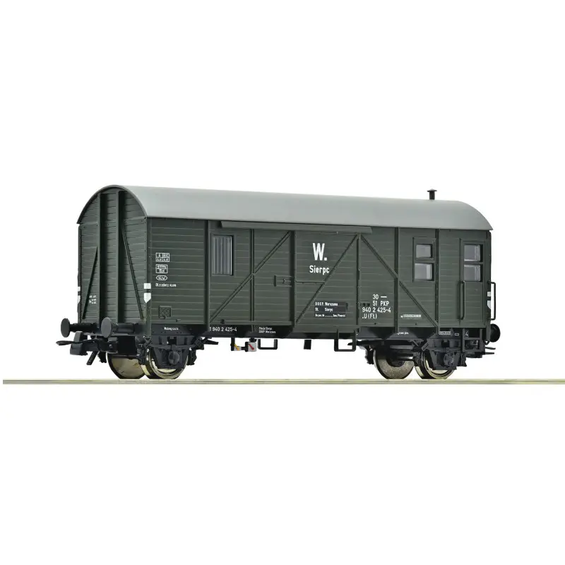 Fourgon de queue pour trains de marchandises, PKP ép. IV - HO 1/87 - ROCO 6600278