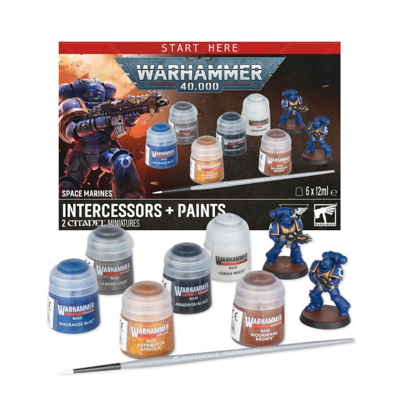 Set Intercessors Space Marines + Peinture - Warhammer 40,000 60-11