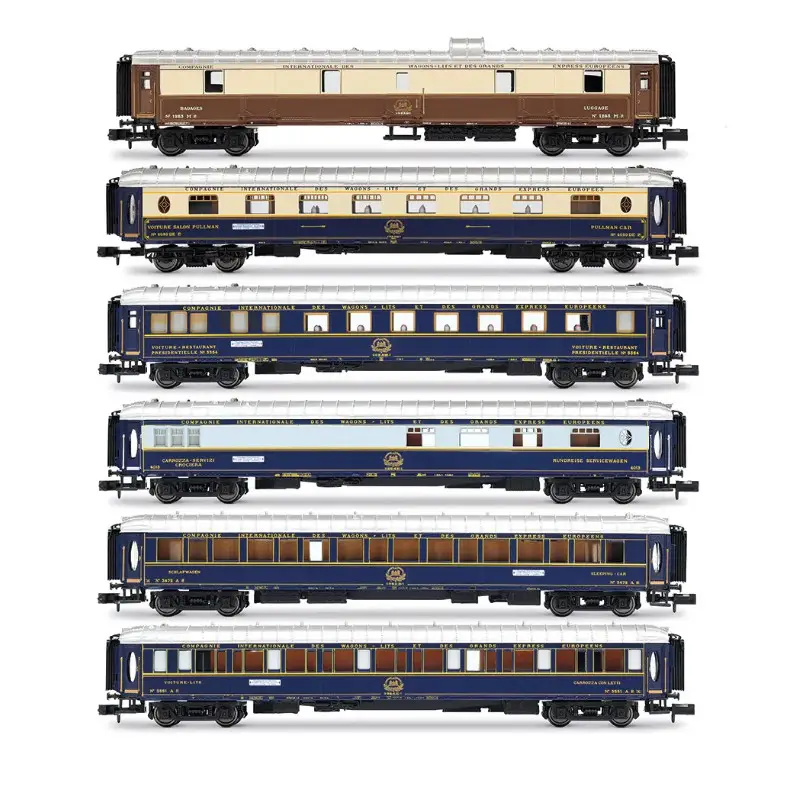 Coffret 6 voitures « 50 ans de Nostalgie Istanbul-Orient-Express », 1976 ép. IV - N 1/160 - ARNOLD HN4522