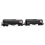2x wagons-citernes 4 essieux TOTAL ép. IV - HO 1/87 - JOUEF HJ6323