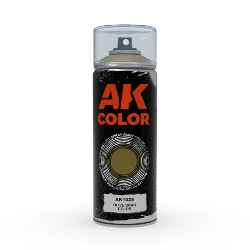Bombe peinture Olive Drab Spray 150ml - AK INTERACTIVE AK1025
