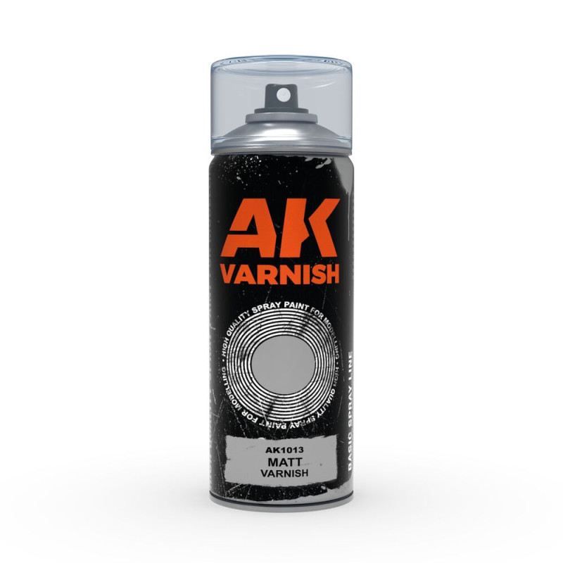 Bombe vernis mat Spray 400ml - AK INTERACTIVE AK1013