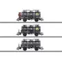 Set de wagons-citernes à 3 cuves ép. III 3 rails - HO 1/87 - MARKLIN 46491