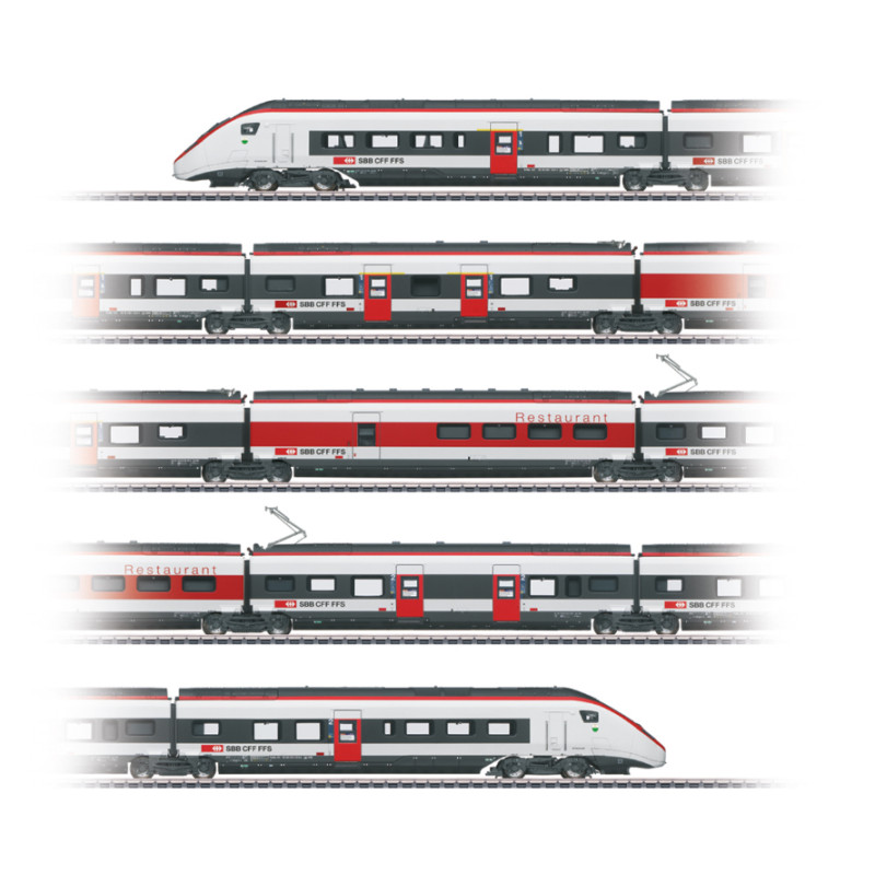 RABe 501 Train à grande vitesse Giruno digitale son ép VI 3 RAILS - HO 1/87 - MARKLIN 39812